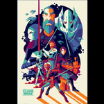 THE CLONE WARS regular edition screenprint