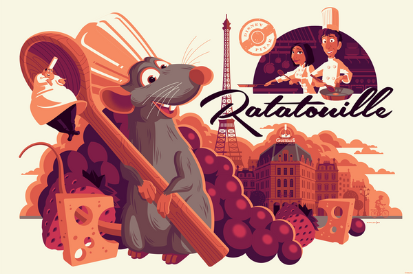 RATATOUILLE limited edition screenprint